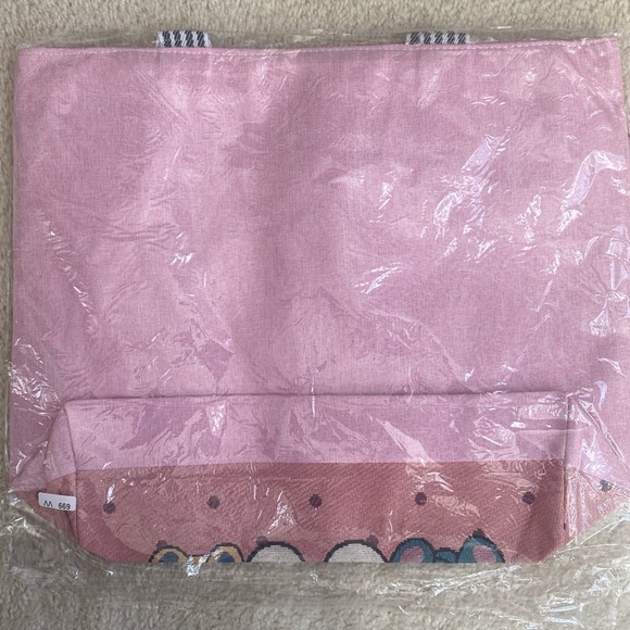 Large Hello Kitty & Teddy Bears Zip Tote Bag,NWOT canvas bag 14”x17”, New in Bag - Picture 5 of 6